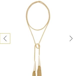 Phara Gold-plated double wrap necklace